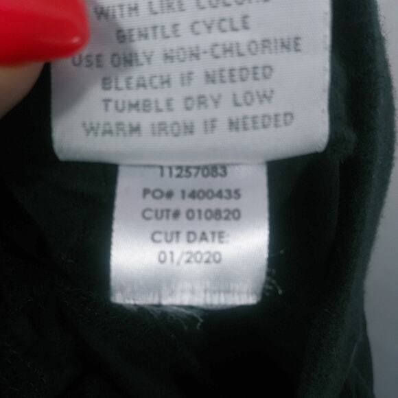 TORRID BLACK STRETCH POPLIN RUCHED CROP PANTS CASUAL ATHLETIC SIZE 10 - Picture 7 of 7